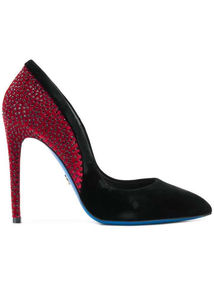 Loriblu Contrast Detail Pumps - Black