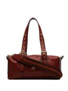 Manu Atelier Tetra Cylindrical Holdall Bag - Brown