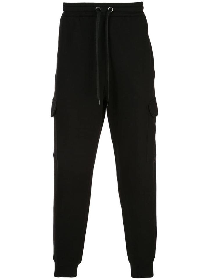Burberry Logo Patch Track Pants - Black