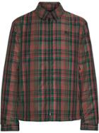 Burberry Fleece-lined Check Harrington Jacket - Red