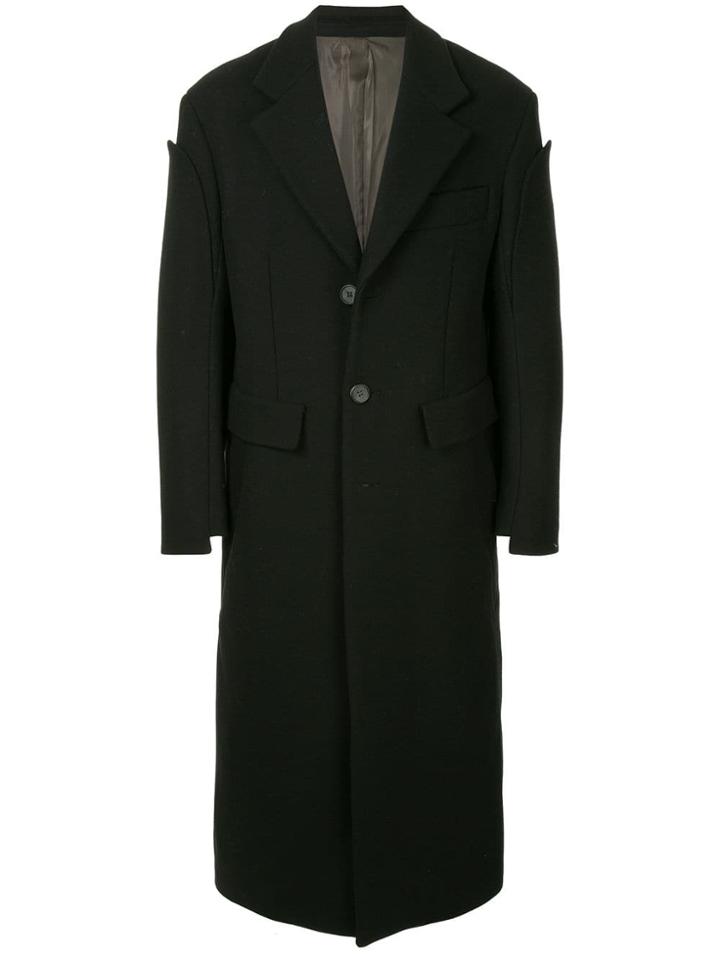 Wooyoungmi Classic Long Coat - Black