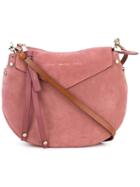 Jimmy Choo - 'artie' Shoulder Bag - Women - Suede - One Size, Pink/purple, Suede