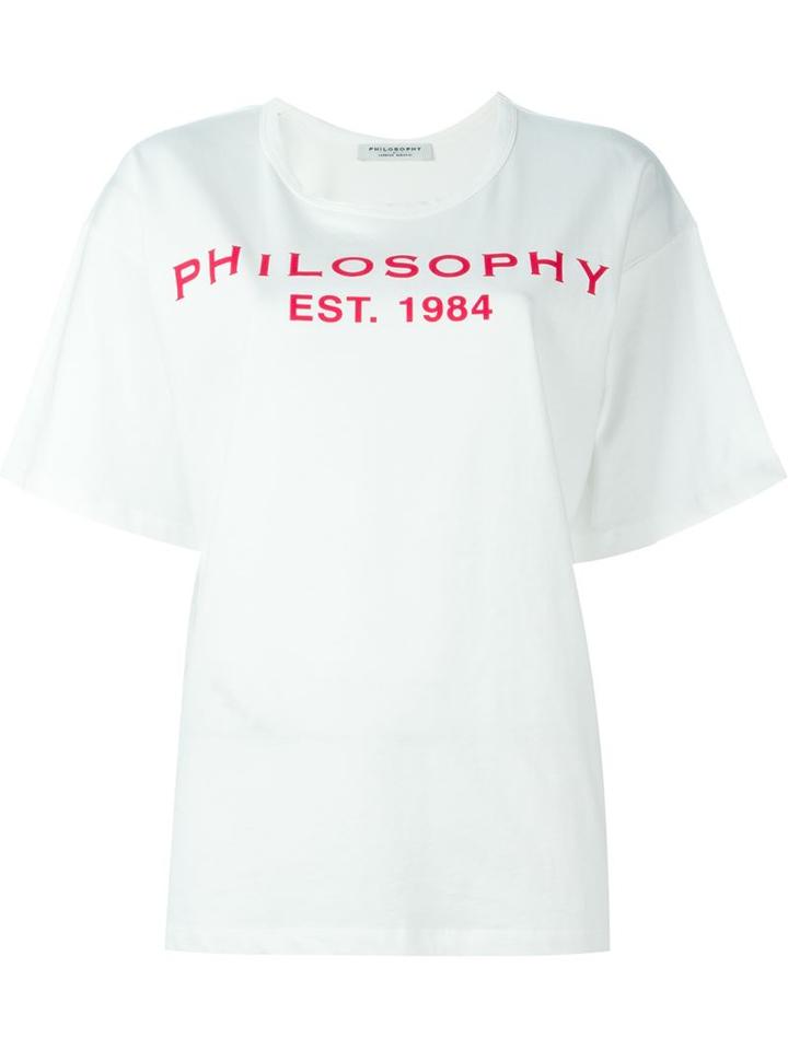 Philosophy Di Lorenzo Serafini Logo Print T-shirt