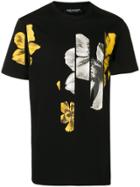 Neil Barrett Floral Print T-shirt - Black