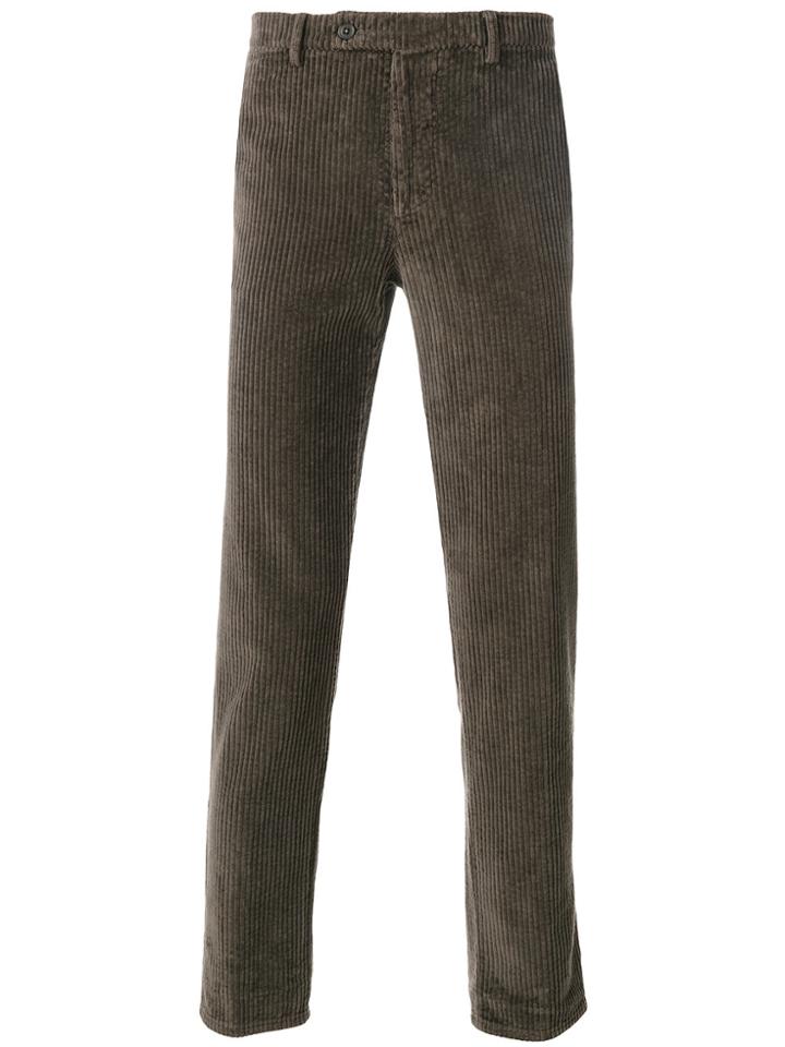 Berwich Straight Trousers - Brown