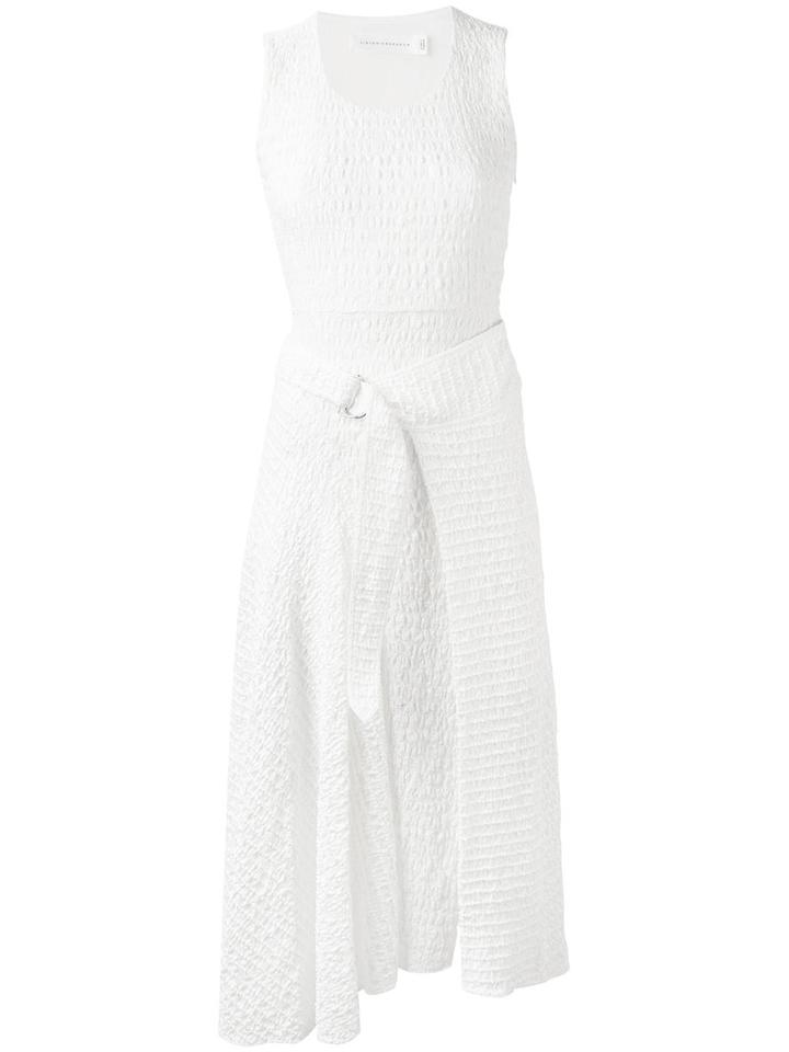 Victoria Beckham - Wrap Waist Sundress - Women - Polyamide/viscose - 6, White, Polyamide/viscose
