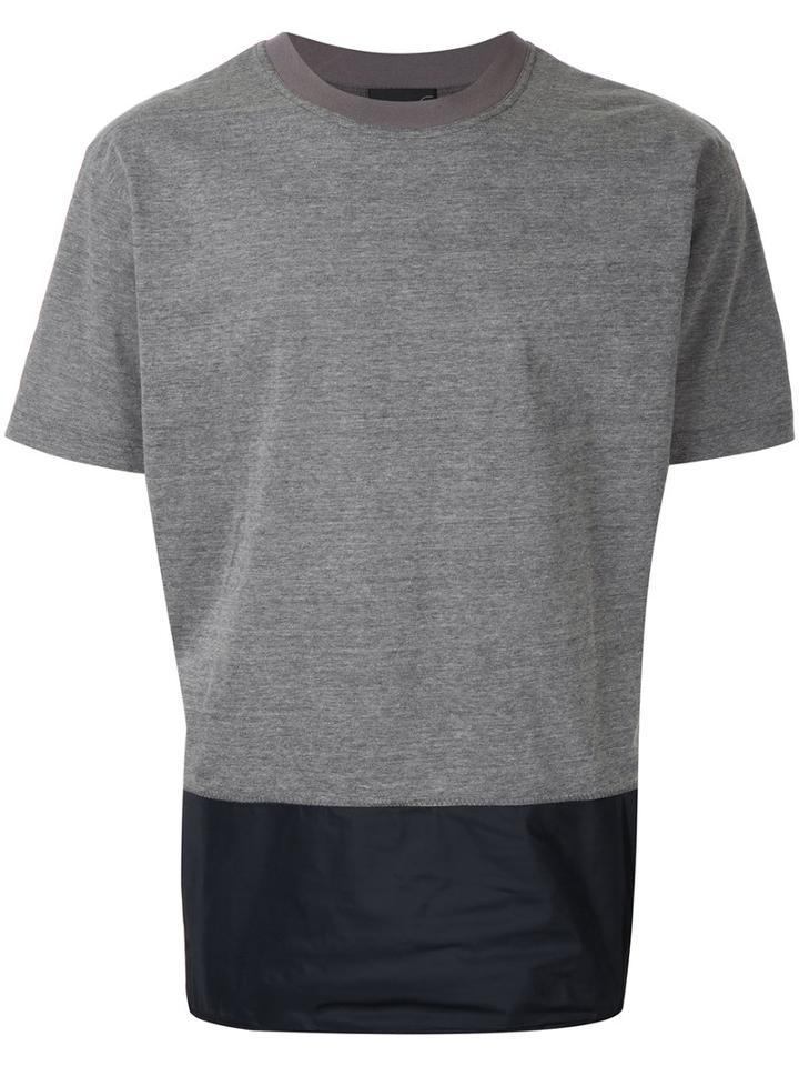 Kolor Colour Block Sweatshirt, Men's, Size: 2, Grey, Cotton/polyester