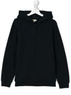 Kenzo Kids Logo Print Zipped Hoody, Boy's, Size: 16 Yrs, Blue