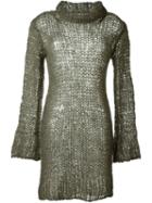 Junya Watanabe Comme Des Garçons Vintage Open Knit Dress, Women's, Size: Medium, Green