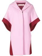 Marni Contrast Short-sleeve Coat - Pink