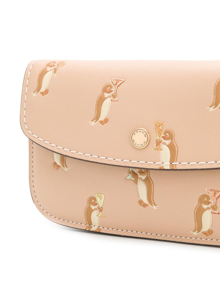 Coach Penguin Print Clutch Bag - Nude & Neutrals