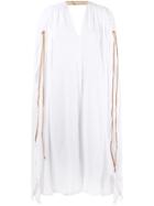 Caravana Poncho Style Dress - White