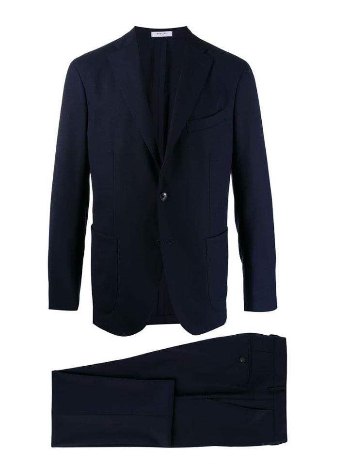 Boglioli Suit Jacket And Trousers - Blue