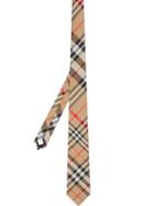 Burberry Classic Cut Check Silk Tie - Brown
