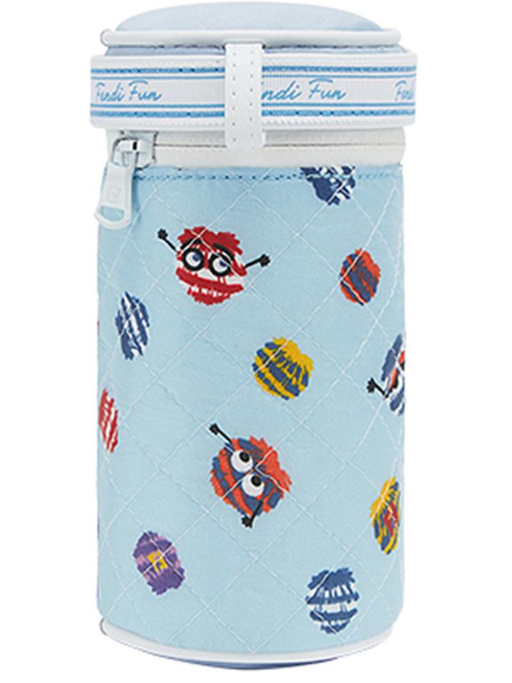 Fendi Kids Monster Print Dummy Bag - Blue