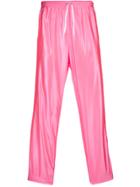 Used Future Brand Stripe Track Trousers - Pink & Purple