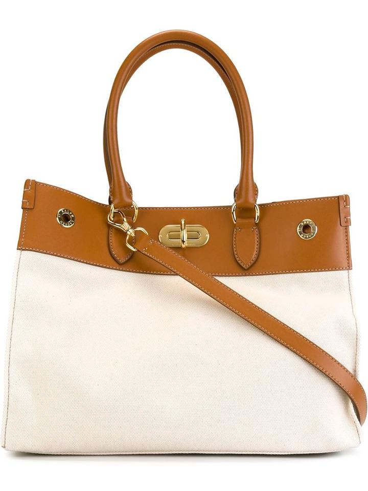 Ralph Lauren 'turnlock' Tote Bag