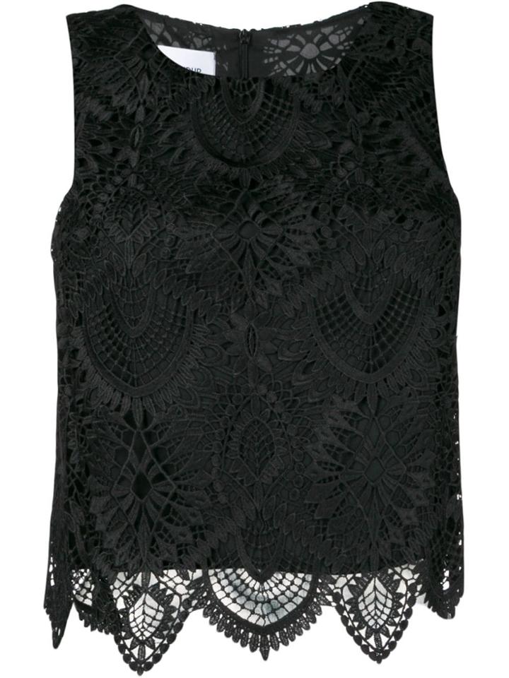 Dondup Crochet Top - Black
