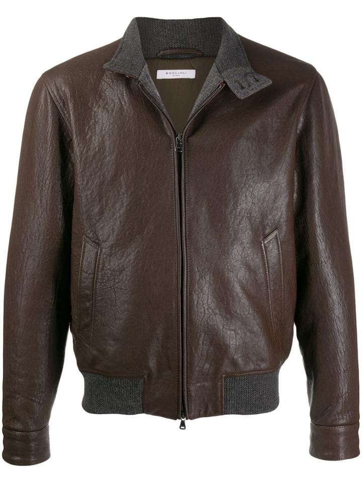 Boglioli Rib-trimmed Jacket - Black