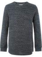 Helmut Lang Crew Neck Sweatshirt, Men's, Size: Medium, Grey, Cotton/nylon