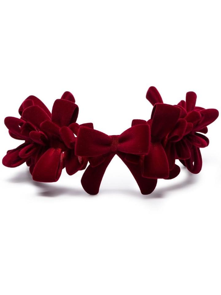 Yvmin X Shushu/tong 3d-print Bow Headband - Red