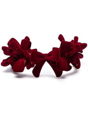 Yvmin X Shushu/tong 3d-print Bow Headband - Red