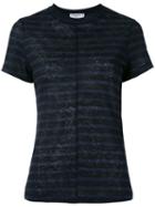 Frame Denim - Plain T-shirt - Women - Linen/flax - S, Blue, Linen/flax