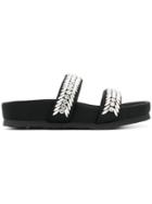 Suecomma Bonnie Embellished Open-toe Sandals - Black