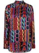 Msgm Printed Shirt - Blue