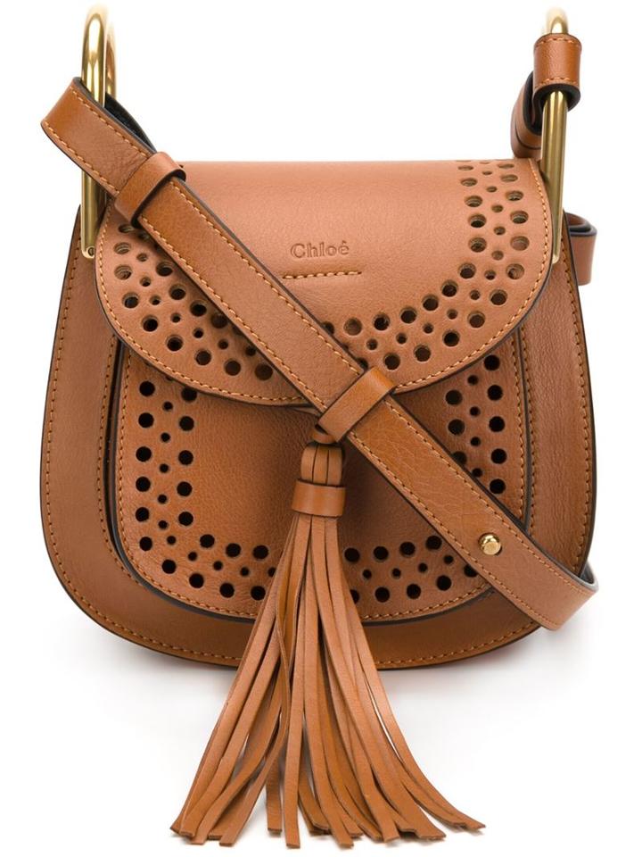 Chloé Hudson Shoulder Bag, Women's, Brown, Leather
