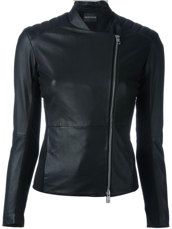 Emporio Armani Panelled Zipped Jacket