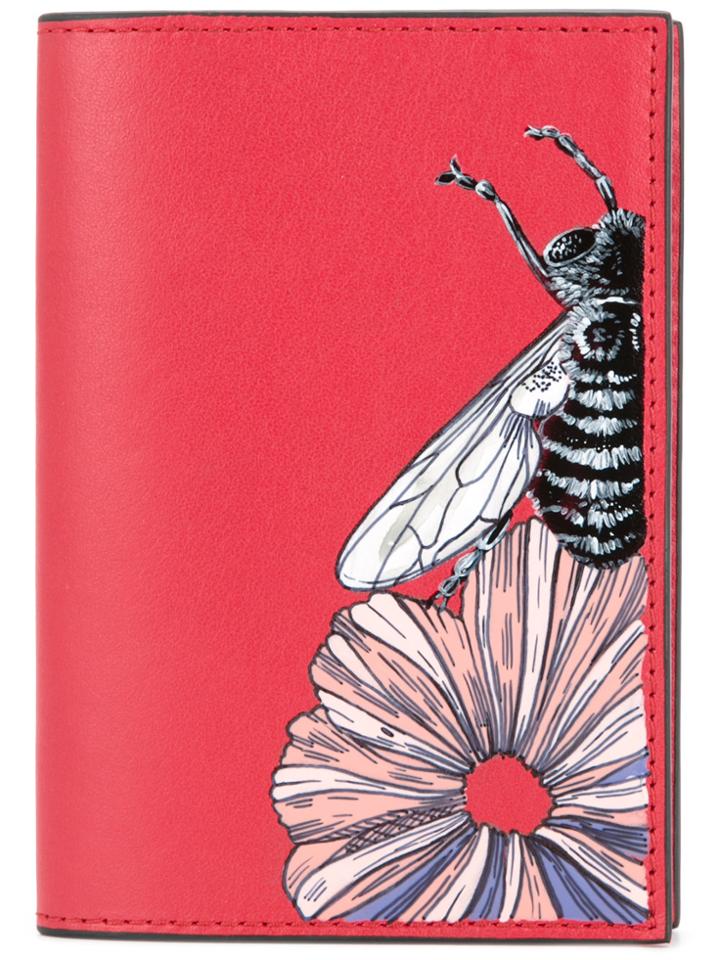 Demanumea Printed Wallet - Red