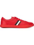 Moncler Monaco Sneakers, Men's, Size: 40, Red, Leather/rubber