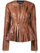 Kitx Flower Jacket, Women's, Size: 14, Brown, Leather