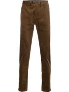 Department 5 Rib Textured Trousers - Brown