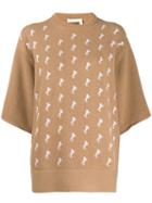 Chloé Knitted Sweatshirt - Brown