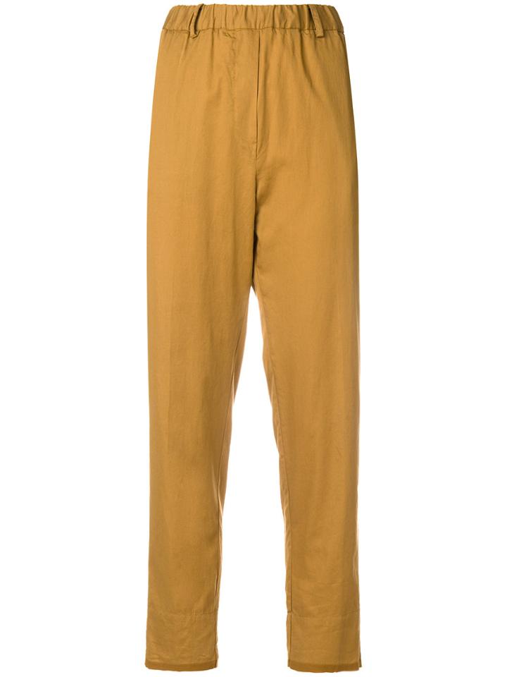 Mauro Grifoni Cropped Trousers - Brown