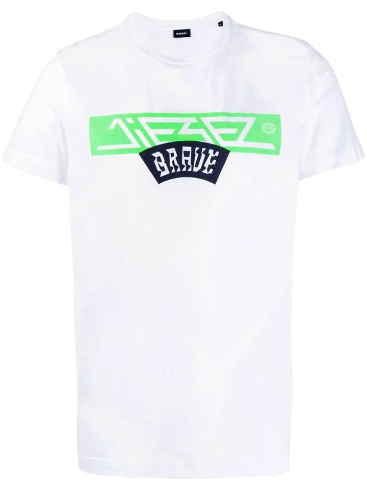 Diesel T-diego-a1 T-shirt - White