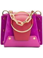 Yuzefi Chunky Chain Shoulder Bag - Purple
