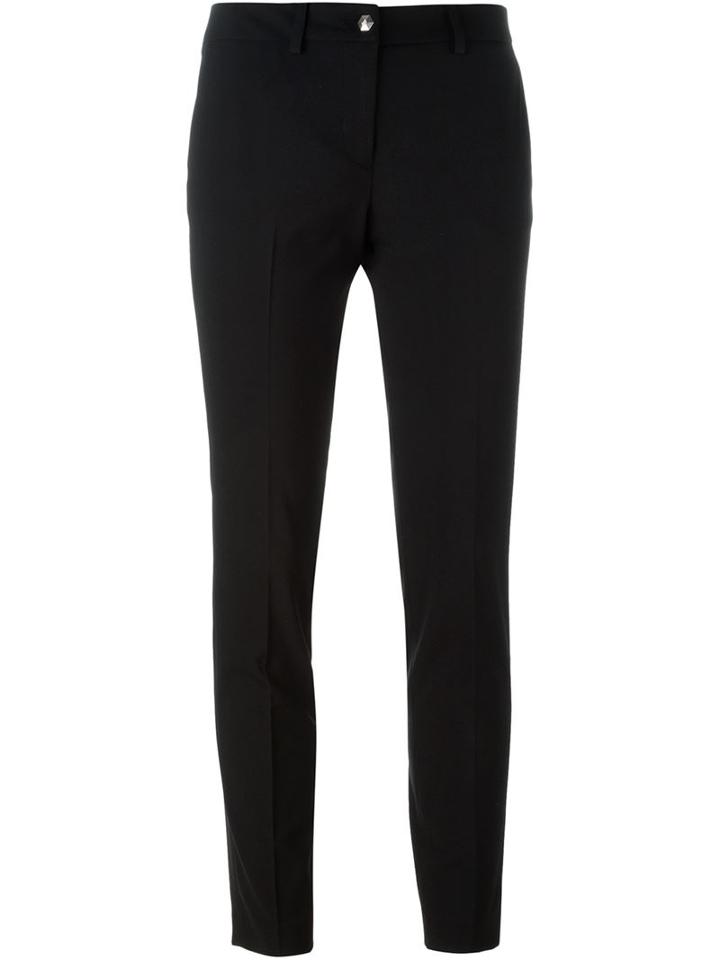 Philipp Plein 'walking' Trousers, Women's, Size: Large, Black, Polyester/spandex/elastane/viscose