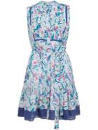 Saloni 'tilly' Dress, Women's, Size: 12, Blue, Silk