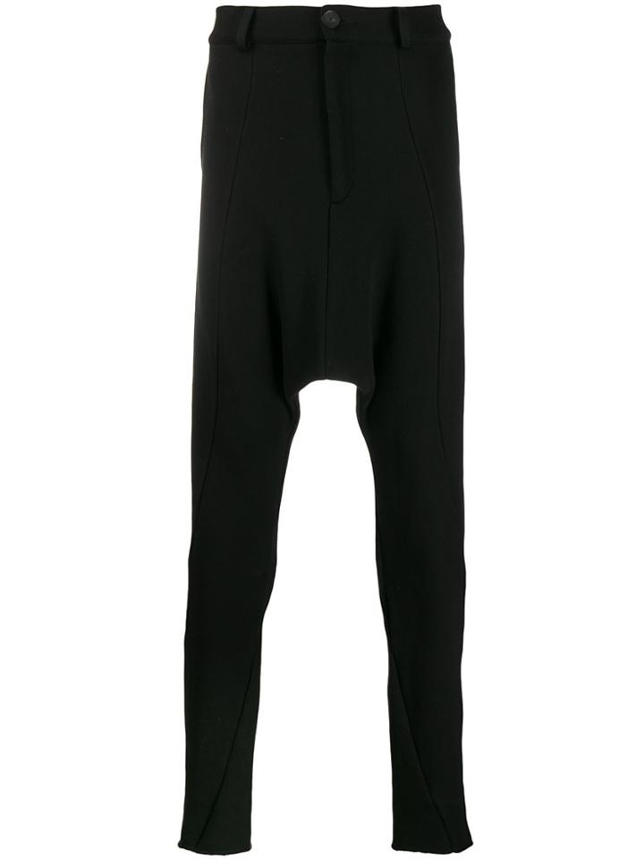 Army Of Me Dropped Crotch Trousers - Black