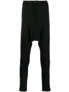 Army Of Me Dropped Crotch Trousers - Black