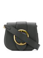 Polo Ralph Lauren Bucke-embellished Shoulder Bag - Black