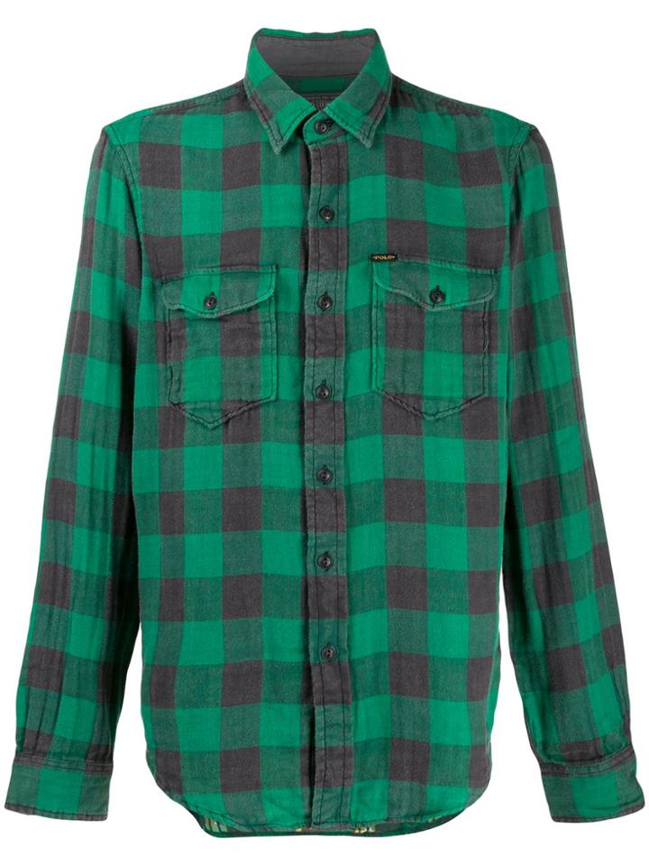 Polo Ralph Lauren Plaid Print Shirt - Green