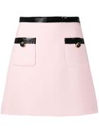 Miu Miu Sequin Detail Mini Skirt - Pink