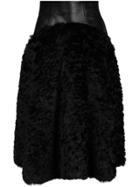 Plein Sud Contrast Panel Skirt - Black