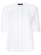 Steffen Schraut Cutout And Fringe Detailed Blouse - White