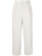 Ballsey Loose Fit Straight Trousers - Neutrals