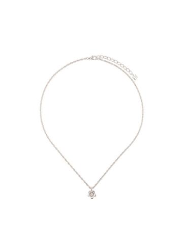 Nina Ricci Pre-owned 1980's Floral Pendant Necklace - Silver
